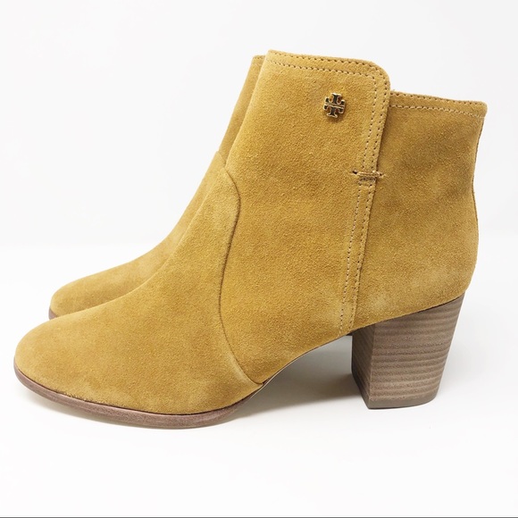 Tory Burch Sabe Suede Leather Bootie Size 10.5 - Picture 4 of 8